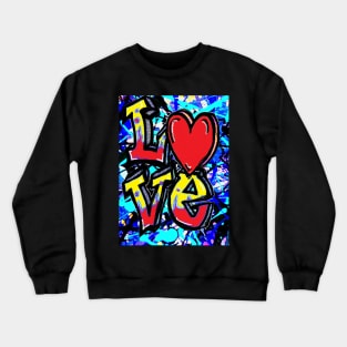 Graffiti Heart 1 Crewneck Sweatshirt